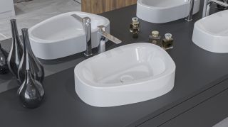 Раковина Whitecross Moonstone C 0729.050035.100 50см белый глянец